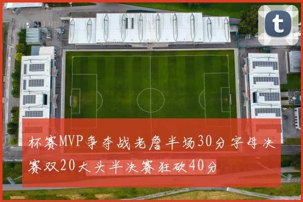 杯赛MVP争夺战老詹半场30分字母决赛双20大头半决赛狂砍40分