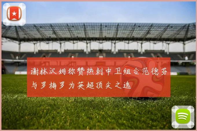 谢林汉姆称赞热刺中卫组合范德芬与罗梅罗为英超顶尖之选