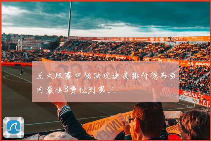 五大联赛中场助攻速度排行德布劳内最快B费位列第三